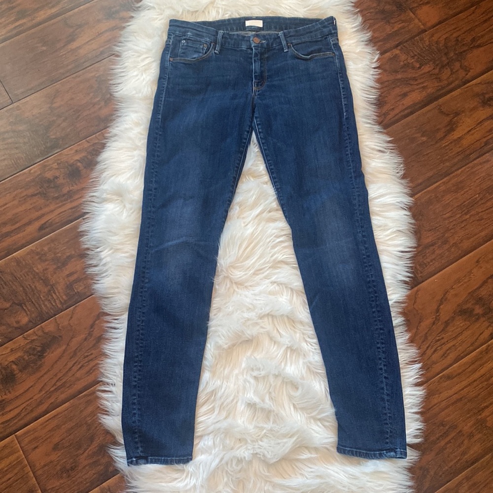 MOTHER Jeans in The Looker Crop in Flowers From the Storm size 30 EUC